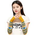 thumbnail image 3 of Luo Fashion under $3 Women’s Snowflake Fingerless Knit Gloves Half-Finger Warm Christmas Mittens, 3 of 7