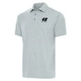 thumbnail image 2 of Men's Antigua Heather Gray Alex Bowman Par 3 Big & Tall Polo, 2 of 3