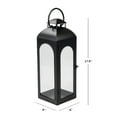 Better Homes & Gardens Metal Candle Holder Lantern, Black, Medium
