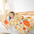 thumbnail image 4 of Homewish Rustic Bohemain Floral Bedding Comforter Set,Boho Mushroom Twin Comforter Sets,Yellow Orange Bedding Set For Boys Kids,Luxury Bedroom Decor Reversible,2 Pieces, 4 of 8