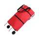 thumbnail image 1 of Monstrate Bolsas de compras plegables y portátiles de gran capacidad, tela Oxford y bolsa de compras plegable de metal Almacenamiento y organización del hogar rojo, 1 of 6