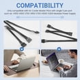 thumbnail image 6 of NEW 5 Pin To 3 Hard Drive HDD Power Cable Only for V550 V650 V750 V850 V1000 Modular Supply, 6 of 9