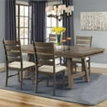 thumbnail image 4 of Bowery Hill Ladder Back Dining Side Chair in Walnut (Set of 2), 4 of 4
