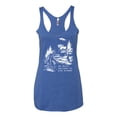 thumbnail image 2 of Wild Bobby We Don't Believe Either Bigfoot Unicorns Women Tri-Blend Racerback Tank Top, 2 of 6