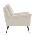 thumbnail image 3 of Modway Chesapeake Fabric Armchair in Black Beige, 3 of 8