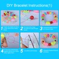 thumbnail image 3 of Kit de Fabrication de Bracelets de Perles avec Lettres Multicolores Poisson Étoile Fleur Perles Bonbon Séparateur Acrylique, 3 of 8