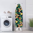 thumbnail image 4 of HELLHERO Pineapple Tropical Leaves Ironing Board Protector Cover 3 Fasteners Elastic Edge Iron Board Cover Non-Slip Removable Cover for Friends, 4 of 5