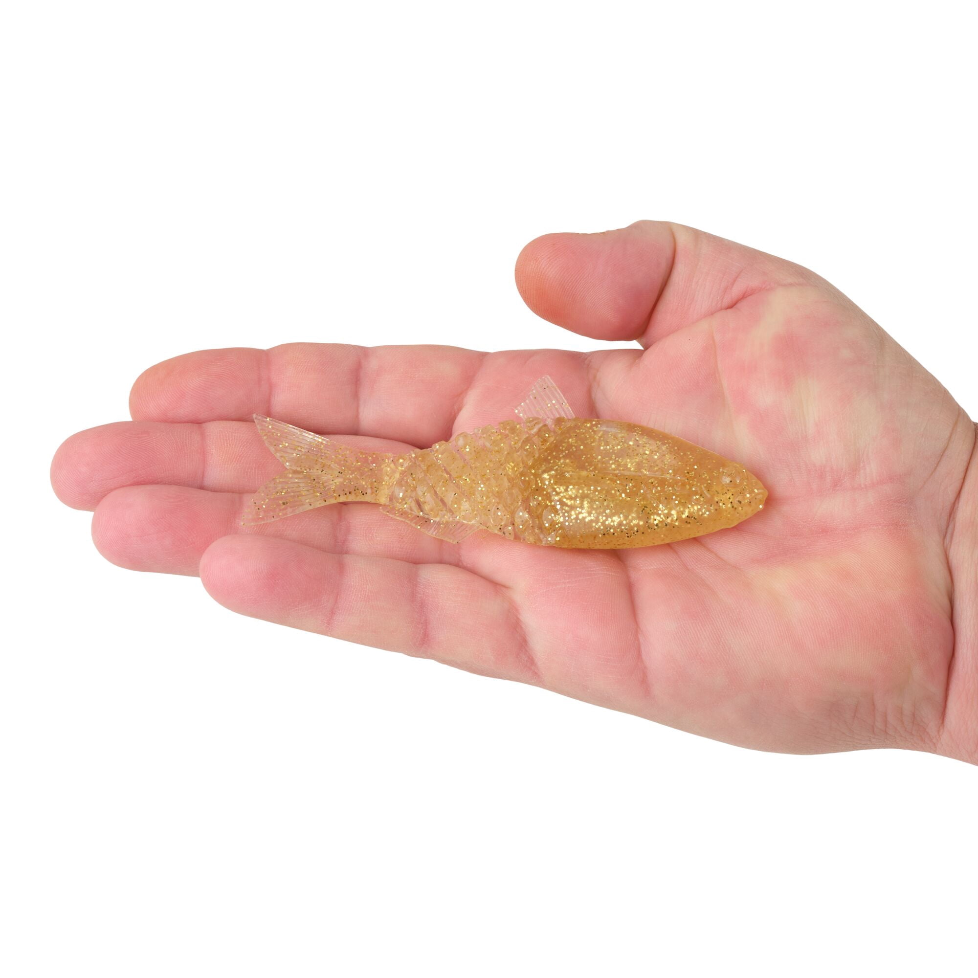 Berkley PowerBait® Saltwater Gillydine, 4.5 in, Swimbaits, Gold (3-count)