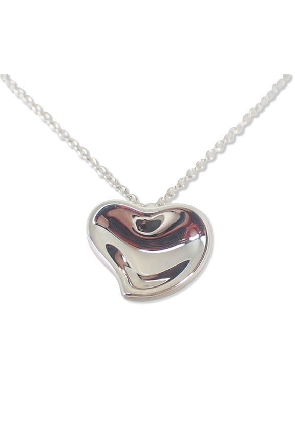 Pre-Owned TIFFANY & Co. 925 Full Heart Pendant Necklace
