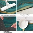 thumbnail image 3 of Teal Gold Marble Pattern Kitchen Rug Mat,Kitchen Runner Rugs Non Skid Washable,Decorative Kitchen Floor Mats for Kitchen,Sink,Laundry,17"X47", 3 of 5