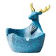 thumbnail image 4 of Estatuilla de ciervo Cigarrillo Cenicero Almacenamiento Artware Oficina Decoración Ornamento Azul esquí esquí Gafas de esquí, 4 of 5