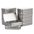 thumbnail image 1 of 12pcs Silver Iron Hinge Box Small Storage Box Household Storage Box 9.5x6x2cm, 1 of 8