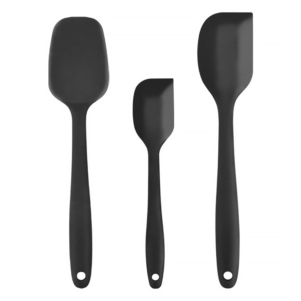 3Pcs Spatula Set Non stick Silicone Heat Resistant Baking Kitchen Tools Spatulas 