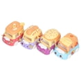thumbnail image 3 of Coches de juguete con motor de fricción, minijuego de vehículos de tracción trasera para niños pequeños, regalo para niñas, coche de aleación de comida rápida, 3 of 14