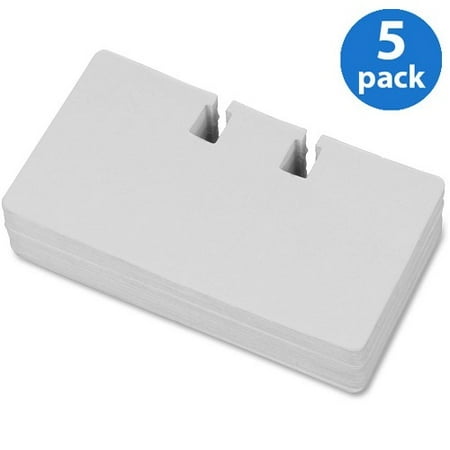 Style Business Card Files Refill - (5 Pack) Lorell, LLR01034, Desktop Rotary Card File Refill, 1 Pack, White