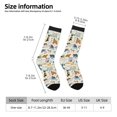 thumbnail image 2 of Balery Dogs Funny Pets Calcetas Largas con Estampado para Hombre y Mujer – Suaves y Transpirables, Talla Única (US 5-11), 2 of 6