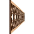thumbnail image 3 of Ekena Millwork 46 1/4"W x 6"H x 1/4"T Hazelton Fretwork Moulding, Hickory, 3 of 13