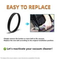 thumbnail image 4 of Belts 3031123 Replalce for Bissell Style 7, 9 ,10, 12, 14, 16,PN 3031120, 3207, 4 of 7