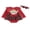 Red, variant on Gupgi Infant Girl Christmas Plaid Romper Dress Baby Winter Long Sleeve Ruffles Jumpsuit with Bow Headband 0-18 Months