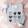thumbnail image 2 of STAOEDU Women Love Heart Shirts Valentine Pullover Long Sleeve Tops, 2 of 5