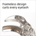 thumbnail image 4 of Frameless Wide Angle Eyelash Curler - Stainless Steel Comb Teeth, Precision Natural Curl, Long Lasting Hold Makeup Tool, 4 of 9