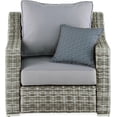 thumbnail image 4 of Elle Decor Vallauris Outdoor Arm Chair Grey, 4 of 7