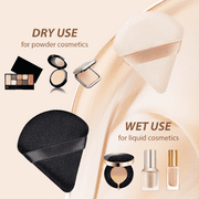 DUAIU 18-Piece Professional Makeup Brush Set - Includes 2 Powder Puffs & Travel Bag | Premium Synthetic Foundation, Blush & Eyeshadow Brushes | Complete Face & Eye Makeup Kit