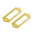 thumbnail image 2 of Unique Bargains Post Office File Drawer Label Tag Name Card Holder Bronze Tone 30pcs, 2 of 3