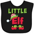 thumbnail image 3 of Inktastic Christmas Little Elf Boys or Girls Baby Bib, 3 of 4