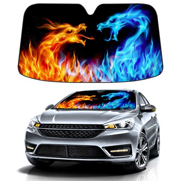 Car Windshield Sun Shade For Front Window ====================================== Foldable Vehicle Windshield Car Sun Visor Covers Automotive Window Protector Car Camping Privacy Sun Blocker