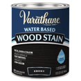 thumbnail image 1 of Varathane 381120 Water Based Wood Stain, Quart, Ebony, 1 of 3