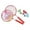 Red, variant on Esquirla Badminton Racket for Children Badminton Shuttlecocks for Kids Adults Outside Pink