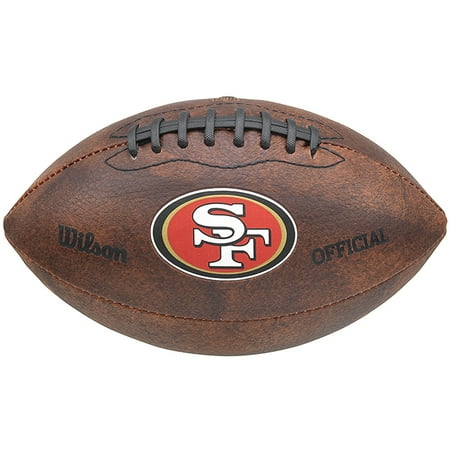 San Francisco 49ers Brown Football - Wilson NFL 9