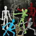 thumbnail image 3 of Movable Articulated Skeleton Figure With Multiple Detachable Weapons, Creative Assembly Puzzle For Children And Collectors, Desktop Decor And Sketching Practice Tool, 3 of 3