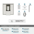 thumbnail image 6 of Amerock Appoint Brushed Nickel Single Prong Robe Hook, 6 of 8
