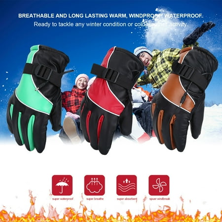 Scorpion Motorcycle Gloves Yosoo Motorcycle 12V Heated Gloves Motorcycle Heated Gloves,Outdoor Hunting Ski Racing Winter Warm Gloves Waterproof ()