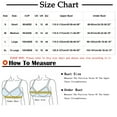 thumbnail image 3 of LYEAA Womens Bras Front Closure Push up Lightly Lined Cotton Wireless Daily Bras Wirefree Adjustable Strap Soft Bralette No Wire Breathable Comfort All Coverage Sleeping Bras for Elderly Brown XL, 3 of 8