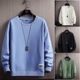 thumbnail image 2 of Pull pour Hommes Printemps 2024 Nouveau Col Rond Ample Sport Pull Décontracté Tout-Aller Mode, 2 of 6