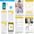 thumbnail image 4 of EASTIN ABS Bidirectionnel Bluetooth Tracker Multifonction Key Wallet Finder Locator pour Chien de Bagage, 4 of 9