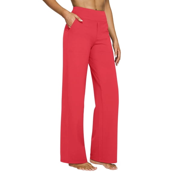 Pants For Women Yoga Trousers Wide Leg Trousers Sports Trousers Work Casual Trousers With Pockets Pants