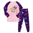 thumbnail image 1 of Huesdet Ensemble pour Tout-Petits Garçons et Filles Pantalon Long Régulier à Manches Longues Col Rond Imprimé 3D (6-7 Ans, Rose), 1 of 4