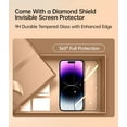 thumbnail image 2 of GHSDFBB Magnetic Metallic Glossy Clear for iPhone 14 Pro Case with Full Camera Cover Protection [No.1 Strong N52 Magnets] [Military Grade Drop Protection] for Women Girls Phone Case (6.1")-Purpl, 2 of 5