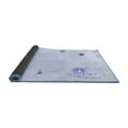 thumbnail image 2 of Ahgly Company Indoor Round Abstract Blue Modern Area Rugs, 8' Round, 2 of 4