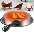 thumbnail image 2 of Hvmvliv Chicken Water Heater Chicken Water Heater for Winter, Chicken Water Warmer Base for Metal Plastic Poultry Waterer 15s Quickly Heated 10in Chicken Drinker Heated Pad for Poultry Silver, 2 of 4