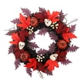 thumbnail image 1 of Halloween Hoja De Arce Artificial Guirnalda De Calabaza Puerta Colgando Decoración De Halloween matsuzay HA042640-01, 1 of 6