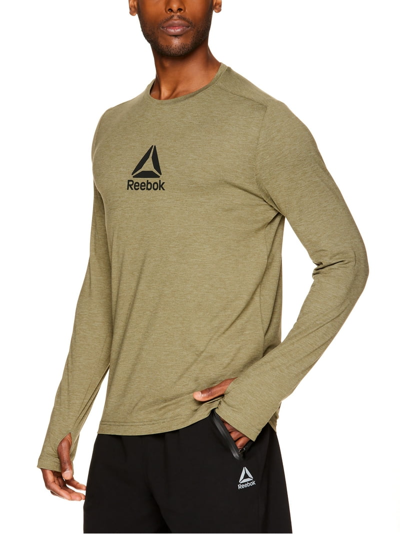 Reebok Men's Heathered Long Sleeve Tee - Walmart.com