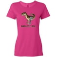 thumbnail image 3 of Inktastic Limb Loss Awareness Amputee Rex with Prosthetic Leg Women's T-Shirt, 3 of 5