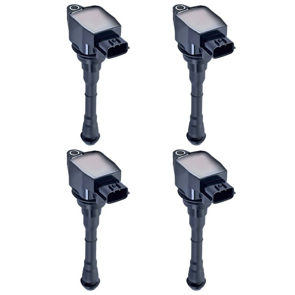 Set of 4 Ignition Coils Compatible with 2011 Nissan Juke 1.6L L4 Replacement for UF659 C1807 22448-1KC0A