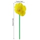 thumbnail image 5 of Yuarrent Decoración artificial Oficina en casa Flor de PU Ceremonia de boda Flor artificial, Blanco Amarillo Flores artificiales, 5 of 6