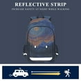 thumbnail image 5 of FORMRS Unisex School Backpack 17" Student Travel Bag with Laptop Compartment, Mountains and Forests, 5 of 7